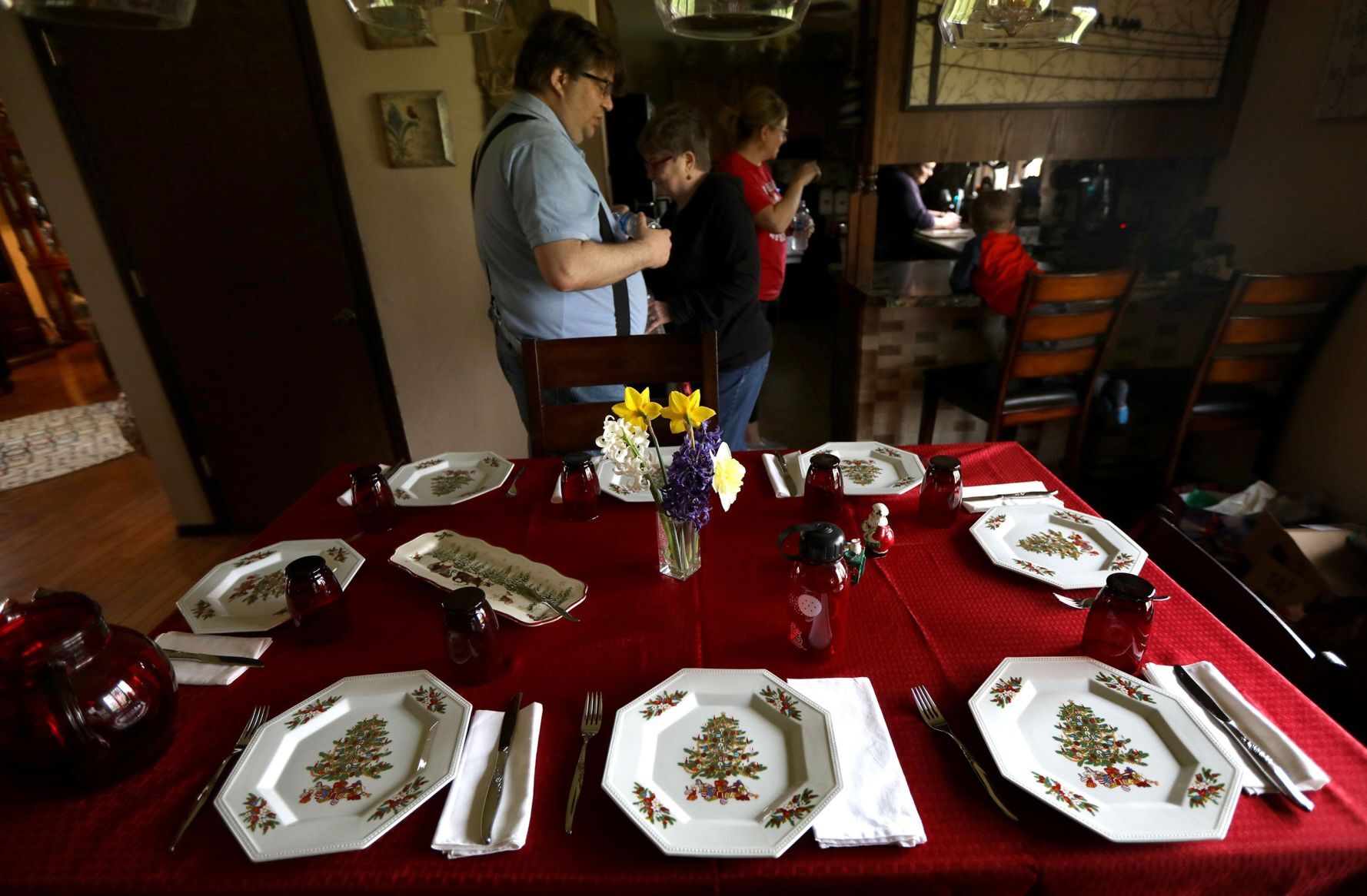 It's never too soon to celebrate Christmas dinner